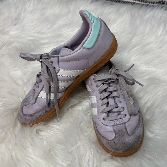 * | Adidas | Sambas girls. Size 2. - Picture 3 of 6